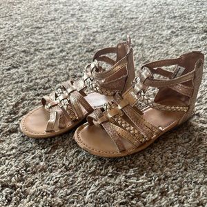 Toddler girl gladiator sandals